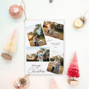 Cartes Pour Fêtes Annuelles Joyeux Noël moderne 4 conception de photo