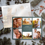 Cartes Pour Fêtes Annuelles Joyeux Noël moderne 6 photo Collage<br><div class="desc">Souhaitez à vos amis et à votre famille un Joyeux Noël avec cette carte de vacances multi-photo.</div>