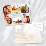 Cartes Pour Fêtes Annuelles Joyeux Noël moderne 6 photo Collage<br><div class="desc">Souhaitez à vos amis et à votre famille un Joyeux Noël avec cette carte de vacances multi-photo.</div>