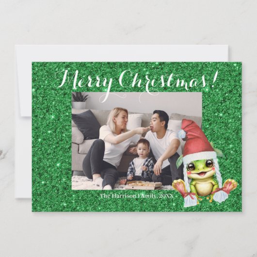 Cartes Pour Fêtes Annuelles Joyeux Noël Moderne Cute (Devant)