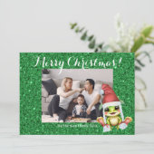 Cartes Pour Fêtes Annuelles Joyeux Noël Moderne Cute (Debout devant)