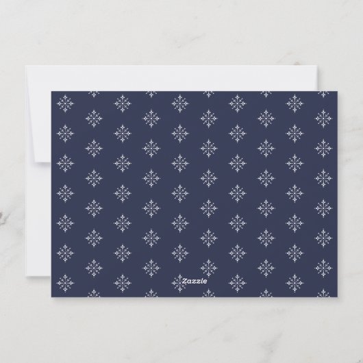 Cartes Pour Fêtes Annuelles Joyeux Noël moderne manuscrit Script photo (Dos)