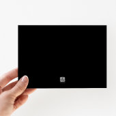 Cartes Pour Fêtes Annuelles Joyeux Noël moderne noir et blanc