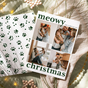 Cartes Pour Fêtes Annuelles Joyeux Noël Moderne pour animaux de compagnie