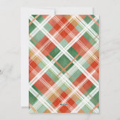 Cartes Pour Fêtes Annuelles Joyeux Noël moderne Rouge Vert (Dos)