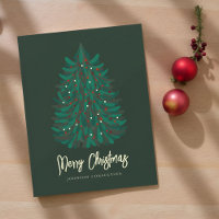 Joyeux Noël Moderne Sapin de Noël Simple