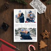 Cartes Pour Fêtes Annuelles Joyeux Noël Moderne Simple Mistletoe 3 photo