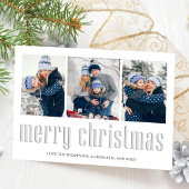 Cartes Pour Fêtes Annuelles Joyeux Noël Moderne Simple Mistletoe 4 Photo