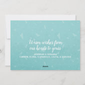 Cartes Pour Fêtes Annuelles Joyeux Noël moderne Typographie simple (Dos)