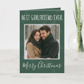 Cartes Pour Fêtes Annuelles Joyeux Noël mon amour vert (Devant)