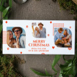 Cartes Pour Fêtes Annuelles Joyeux Noël Mr & Mrs 3 Photo Collage Moderne<br><div class="desc">Joyeux Noël Mr & Mrs. 3 Photo Collage Les Cartes de Noël Modernes et tendance présentent un collage photo de trois de vos photos préférées avec le texte "Joyeux Noël de la nouvelle Mr & Mrs" en élégant script orange. Personnalisez en modifiant le texte dans les zones de texte fournies....</div>