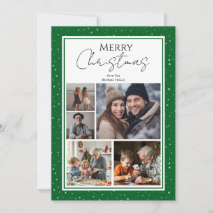 Cartes Pour Fêtes Annuelles Joyeux Noël Multi Family Photo