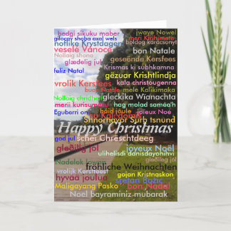 Cartes Pour Fêtes Annuelles Joyeux Noël multilangue