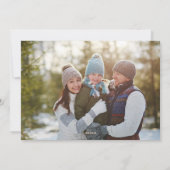 Cartes Pour Fêtes Annuelles Joyeux Noël Multiphoto Collage Typographie (Dos)