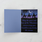 Cartes Pour Fêtes Annuelles Joyeux Noël Nativité de Jésus (Intérieur)