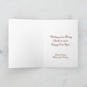 Cartes Pour Fêtes Annuelles Joyeux Noël - New York Central Park Neige (Intérieur)