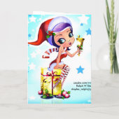 Cartes Pour Fêtes Annuelles Joyeux Noël nièce (Dos)