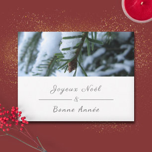 Cartes Pour Fêtes Annuelles Joyeux Noël, Noël et Nouvel An français, Sapin