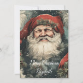 Cartes Pour Fêtes Annuelles Joyeux Noël (nom) (Devant)