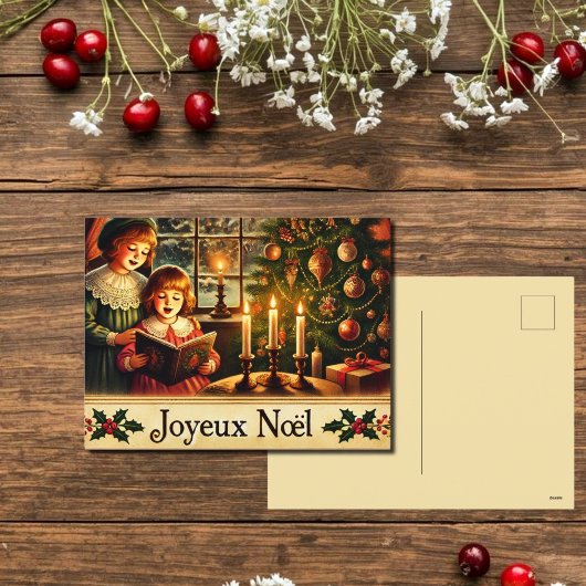 Cartes Pour Fêtes Annuelles Joyeux Noël -nostalgique