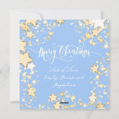 Cartes Pour Fêtes Annuelles Joyeux Noël nouveau bébé garçon (Dos)