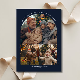 Cartes Pour Fêtes Annuelles Joyeux Noël Nouvel An Famille Amusants Arche Photo