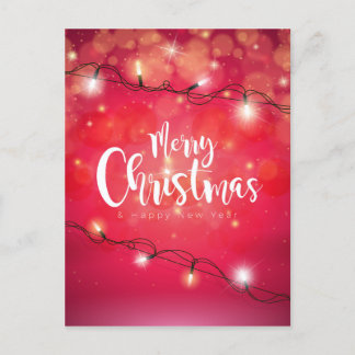 Cartes Pour Fêtes Annuelles Joyeux Noël Nouvel An Souhaits modernes Lumières r