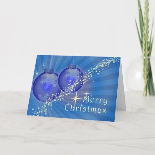 Cartes Pour Fêtes Annuelles Joyeux Noël - Ornements #2 (Devant)