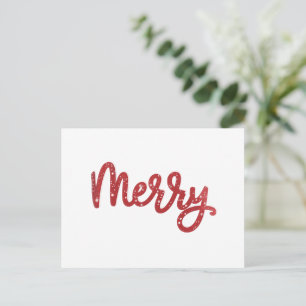 Cartes Pour Fêtes Annuelles Joyeux Noël Paillettes Vacances 