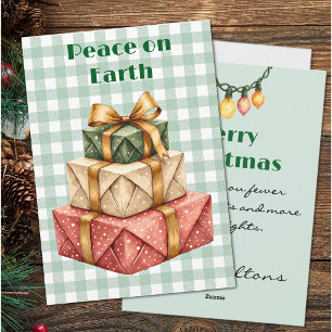 Cartes Pour Fêtes Annuelles Joyeux Noël Paix sur Terre Humoristique