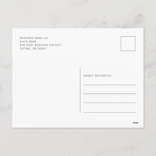 Cartes Pour Fêtes Annuelles Joyeux Noël Palm Tree Coastal Business Logo (Dos)