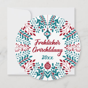 Cartes Pour Fêtes Annuelles Joyeux Noël, Pennsylvania Dutch Noël