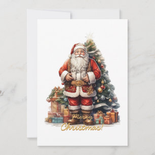 Cartes Pour Fêtes Annuelles Joyeux Noël Père Noël