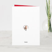 Cartes Pour Fêtes Annuelles Joyeux Noël Père Noël En Masque Visage Covid (Dos)