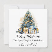 Cartes Pour Fêtes Annuelles Joyeux Noël personnalisé (Devant)