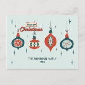 Cartes Pour Fêtes Annuelles Joyeux Noël personnalisé (Devant)