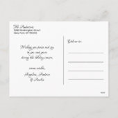 Cartes Pour Fêtes Annuelles Joyeux Noël personnalisé Parties scintillant en or (Dos)