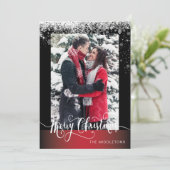 Cartes Pour Fêtes Annuelles Joyeux Noël photo (Debout devant)