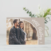 Cartes Pour Fêtes Annuelles Joyeux Noël photo (Debout devant)