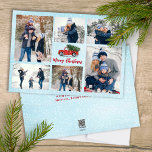 Cartes Pour Fêtes Annuelles Joyeux Noël Photo Coller Camion Rouge<br><div class="desc">Célébrez la saison avec nos cartes de fin de année de collage photo Joyeux Noël! Doté d'une typographie moderne et élégante, ce design apporte une touche de charme fantaisiste avec un camion rouge classique sous les chutes de neige hivernales. L'arrière - plan minimaliste et le script élégant ajoutent une touche...</div>