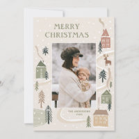 Joyeux Noël | Photo de famille du village hivernal