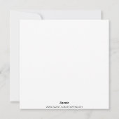 Cartes Pour Fêtes Annuelles Joyeux Noël Photo de famille personnalisée (Dos)