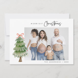 Cartes Pour Fêtes Annuelles Joyeux Noël, Photo de famille, Sapin de Noël
