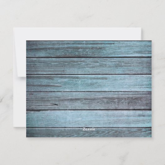 CARTES POUR FÊTES ANNUELLES JOYEUX NOËL PHOTO EN BOIS RUSTIQUE PLAGE (Dos)