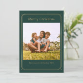 Cartes Pour Fêtes Annuelles Joyeux Noël photo moderne (Debout devant)