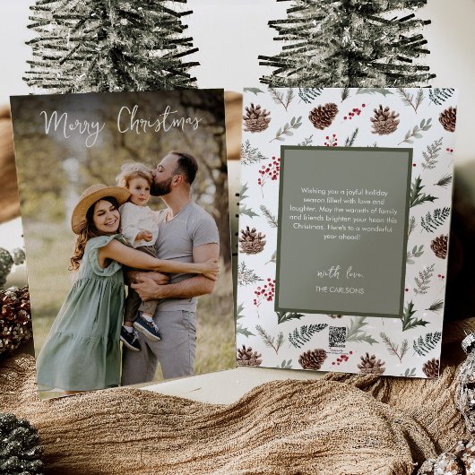 Cartes Pour Fêtes Annuelles Joyeux Noël Photo moderne