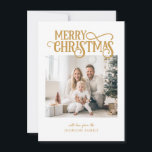Cartes Pour Fêtes Annuelles Joyeux Noël! Photo moderne, simple<br><div class="desc">Carte de vacances photo "Joyeux Noël" spécifique au client. Moderne et simple pour les amoureux du papier et du numérique en version imprimée et téléchargeable.</div>