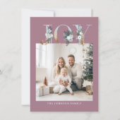 Cartes Pour Fêtes Annuelles Joyeux Noël ! Photo moderne, simple (Devant)