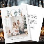 Cartes Pour Fêtes Annuelles Joyeux Noël ! Photo moderne, simple<br><div class="desc">Carte de vacances photo "Joy-Joyeux Noël" spécifique au client. Célébrez la joie de la saison des Fêtes avec ce carte photo magnifiquement conçu et personnalisable. L'élégant arrière - plan blanc encadre parfaitement votre photo de famille personnelle, ce qui fait que vos salutations de vacances se démarquent avec style. De l'autre...</div>