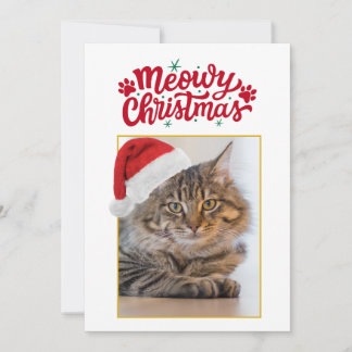 Cartes Pour Fêtes Annuelles Joyeux Noël Photo personnalisée des Fêtes